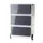 mobiel ladeblok,HxBxD 642x390x436mm,4lade(n),romp wit,front antraciet