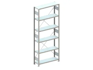 systeemstelling,grondveld,CLIP,HxBxD 2500x1056x636mm,vakl. 150kg - 1