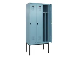 locker voor scheiding van kleding,HxBxD 2120x900x500mm,3vak