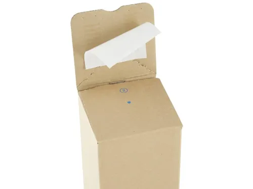 Verzendkoker Vierkant Performance 105x430x105mm Bruin 10 Stuks