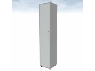 Vitrinekast Hxbxd 2140x430x450mm 5 Oh Aluminium - 2