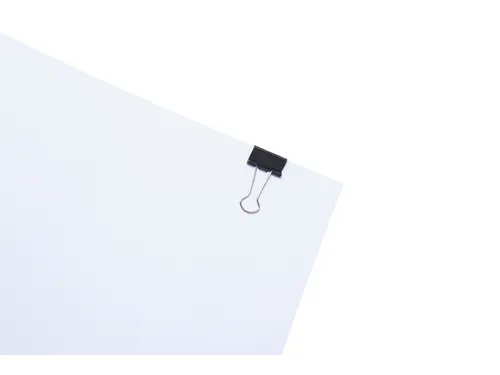 Papierklem MAUL 213 foldback 19mm capaciteit 7mm zwart