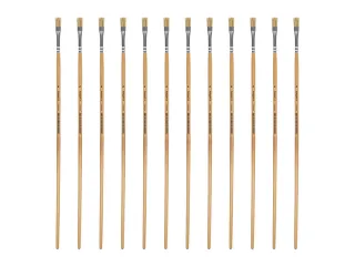 Lyonse penseel Kangaro #6 gelakt hout doos a 12 stuks - 1