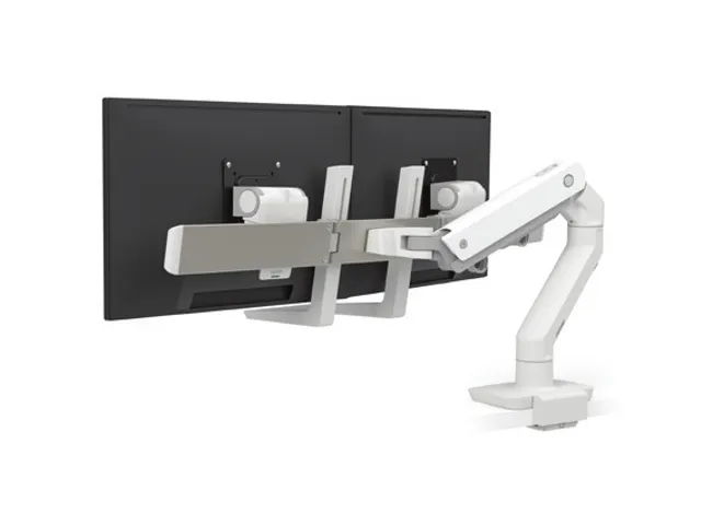 Ergotron HX Series 45-611-216 HX Desk Dual MonitorArm Wit 2 Schermen