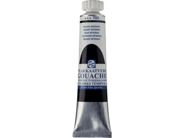 Talens Plakkaatverf Extra Fijn Intens Zwart