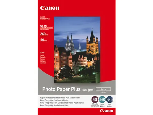 Sg 201 Canon Fotopapier 10x15cm 260 Gram Satijn 50 Vel