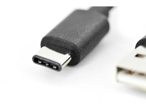 USB Type-C-aansluitkabel Type C naar A St/St 1m 3A, 480 MB 2.0 Zwart