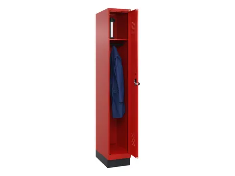 locker,HxBxD 1950x300x500mm,1vak,vak B 300mm,draaigrendel,sokkel