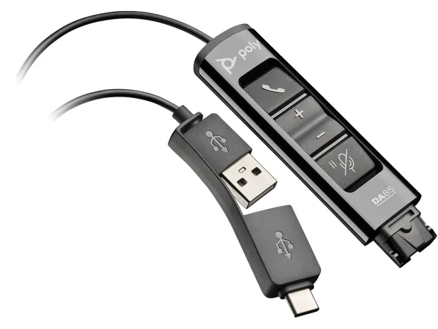 Poly DA85 USB naar QD adapter