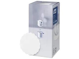 Tork 474467 Onderzetter Advanced 8-laags wit Ø9cm met incisie - 1
