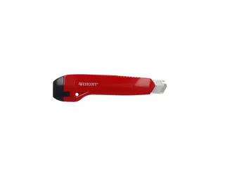 Snijmes Westcott premium 18mm met schuifsluiting rood - 11