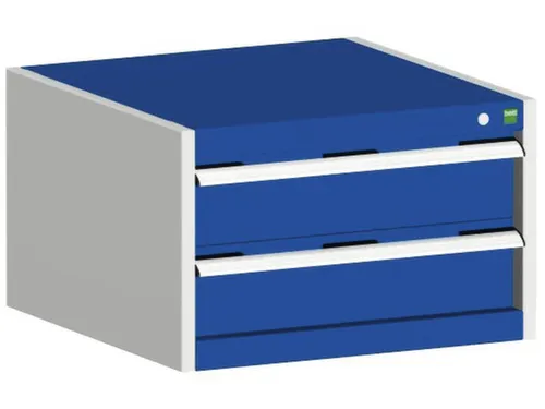 ladekast,HxBxD 400x650x525mm,2lade(n),m. lade voor normale belastingen