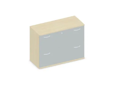 hangmappenkast 770x1000x430mm 2hangmappenframes Esdoorn+ Onyx