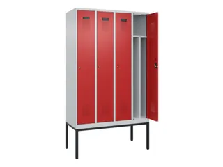 locker voor scheiding van kleding,HxBxD 2120x1200x500mm,4vak - 1