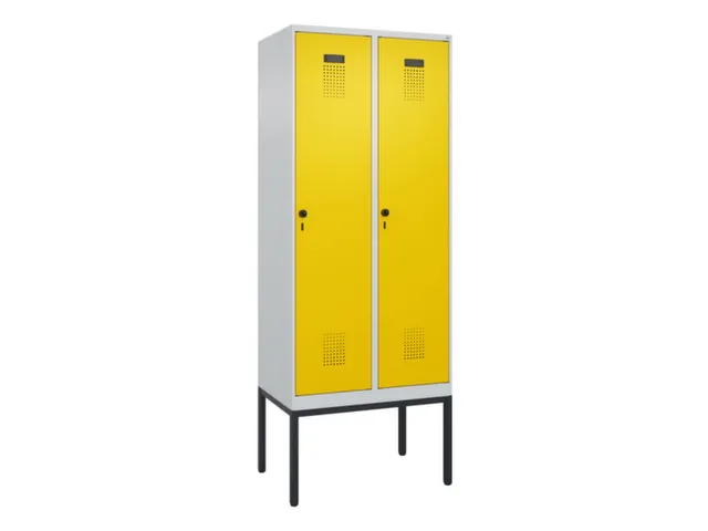 locker voor scheiding van kleding,HxBxD 2120x800x500mm,2vak