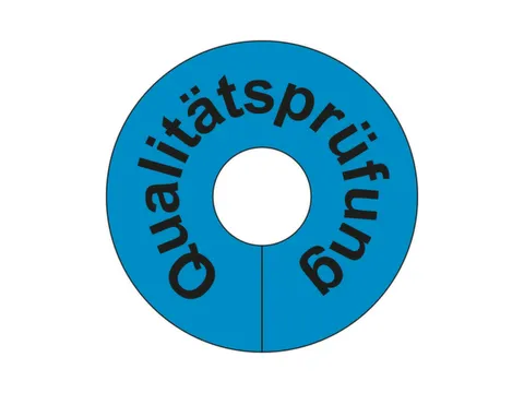 signaalring,v. gaasbox,“Kwaliteitskeuring",v. opsteken,PVC,blauw