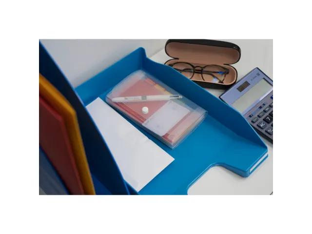 Sorteermap PP CRYSTA L 11x18 6 vak tr.