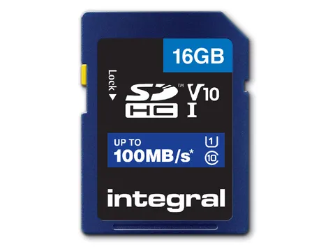 Geheugenkaart Integral SDHC V10 16GB
