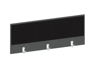 baliepaneel bureau aanbouw achter MS-donkergrijs BN8033-zwart 1200mm - 1