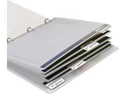 Indextabs Djois 12x40mm zelfklevend permanent wit 48 stuks