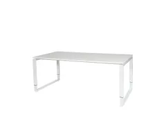 Domino Plus Bureau Hoogte Verstelbaar 1800x900mm Wit 25mm Wit