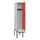 locker met bank,HxBxD 2120x400x815mm,1vak,vak B 400mm,draaigrendel