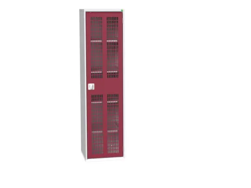 universele kast,HxBxD 2000x525x550mm,4xStalen bodem,draaigrendelslot