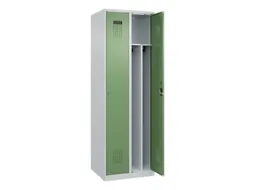 locker voor scheiding van kleding,HxBxD 1850x600x500mm,2vak