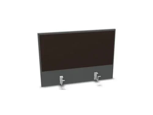 opzetpaneel bureau aanbouw achter MS-donkergrijs BN2036-bruin 800mm
