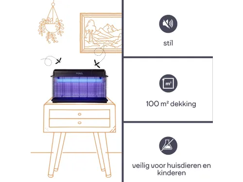 Elektrische Insectenverdelger - 2x15W - Gebruik Buitenshuis