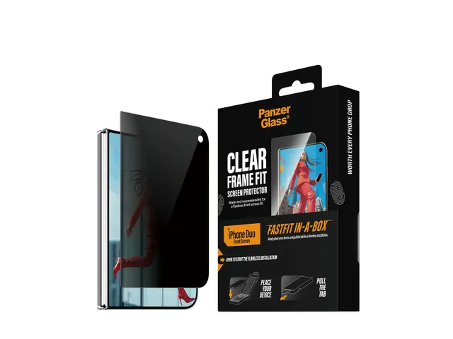 PanzerGlass 2-Way Privacy Front Screen Protector iPhone Duo | FRAME