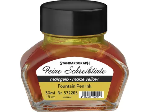 Encre calligraphique Standardgraph 30ml jaune maïs