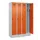 locker voor scheiding van kleding,HxBxD 1950x1200x500mm,4vak