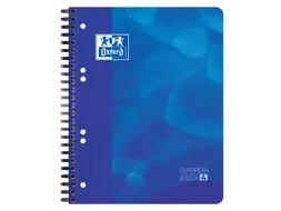 Projectboek Oxford A5+ Scribzee 6-gaats Lijn 120vel Blauw