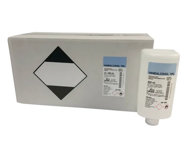 Handalcohol 70% 500ml fles vierkant