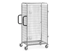 Double-porte battante pour chariot préparateur de commandes