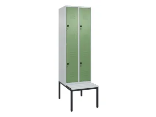 Dubbeldekse dekenkist,HxBxD 2120x600x815mm,2x2vak.,vak B 300mm - 1