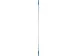 Manche en aluminium 150cm Bleu