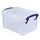Opbergbox Really Useful 1.6 liter 195x135x110mm transparant wit