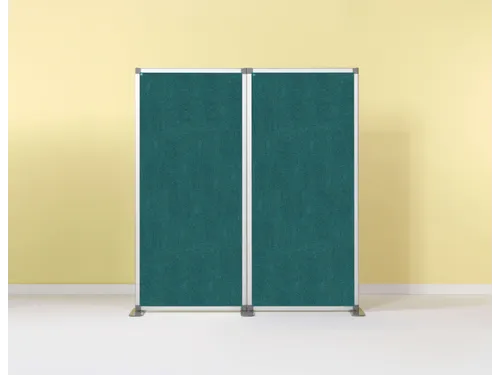 Scheidingswand Prikbord Camira 110x120cm dubbelzijdig