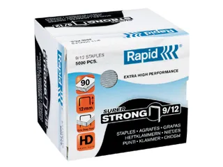 Nieten Rapid 9/12 gegalvaniseerd super strong 5000 stuks - 2