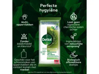 Dettol Reinigingsdoekjes TruClean Eucalyptus & Lime pak van 48 doekjes - 3