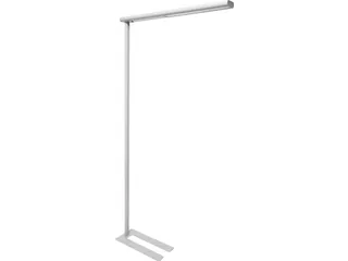 Vloerlamp MAUL Jet LED hoog 195cm aluminium - 2