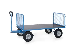 Handtrekwagen 6436P 750kg 1935x995mm draadgaas polyurethaan wielen - 3
