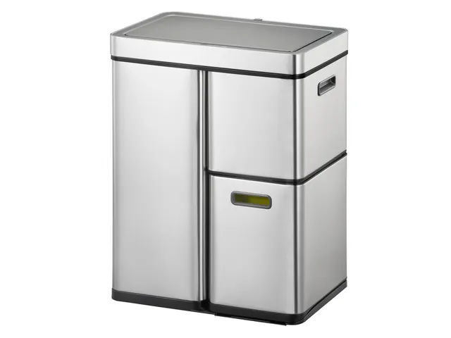 Afvalbak EKO Mirage Plus sensor 30 liter en 2x15 liter RVS