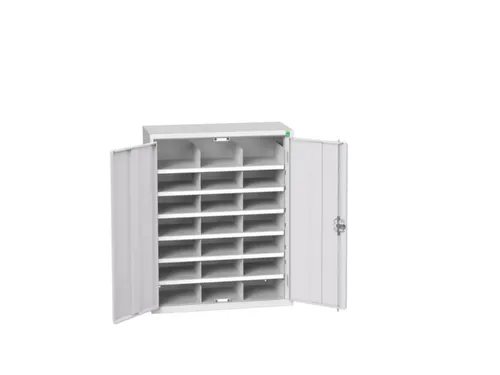 post-/sorteerkast 1000x800x350mm 3x7vakken RAL7035