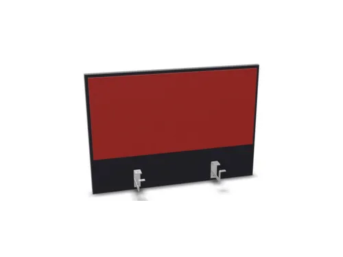 opzetpaneel,v. bureau,aanbouw achter,B 800mm,CC-zwart,BN4011-rood