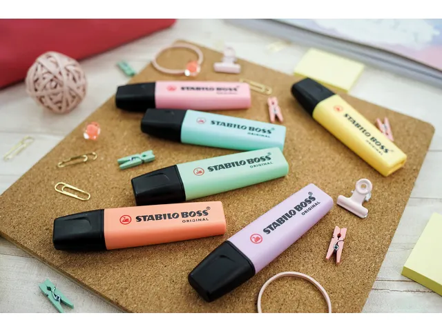 Markeerstift STABILO Boss Original 70 48 stuks assorti pastel