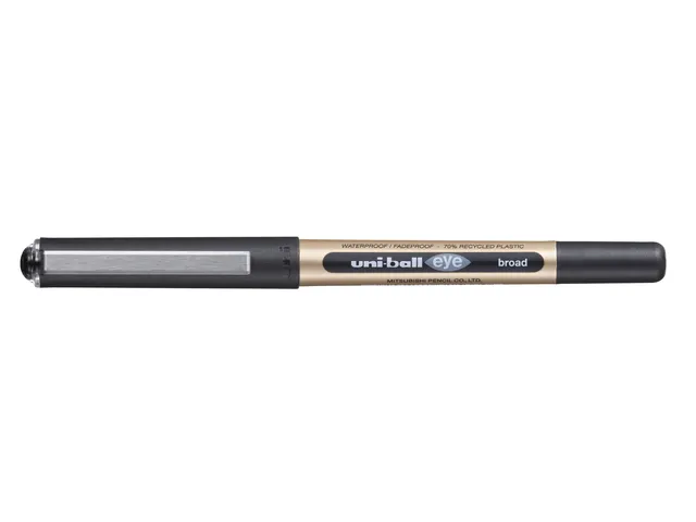 Rollerpen Uni-ball Eye eco 150E Breed zwart 1 mm