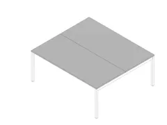 In hoogte verstelbare benchtafel,HxBxD 680-760x1800x1600mm,blad grijs